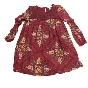 Matilda Jane Just Imagine Emmaline Girls Floral Print Swing Dress Size 8